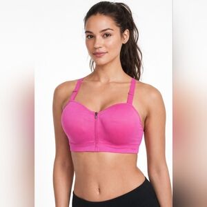 NWOT. PINK Victoria's Secret Bright Pink Sports Bra